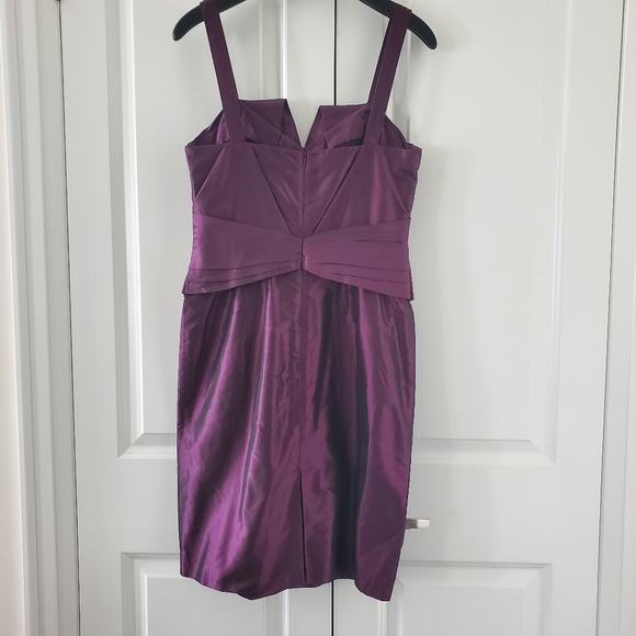 *like NEW* Vera Wang Lavender Label Violet Strap tube dress 👗  US6 - Picture 3 of 5